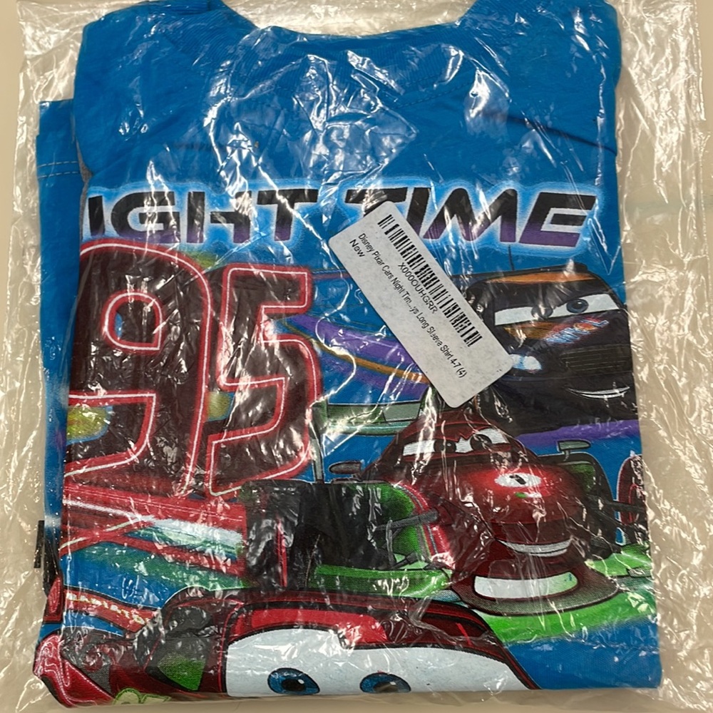 DISNEY PIXAR CARS NIGHT TIME NITRO
LONG SLEEVE SHIRT